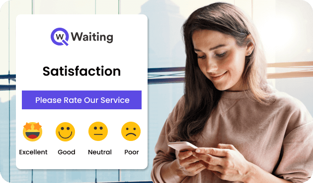 Customer feedback system QR queuing system